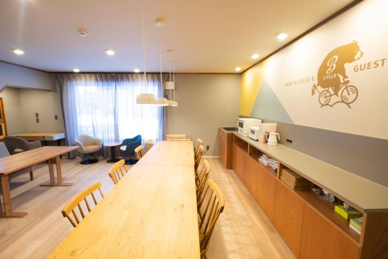 B Cycle Hostel Biei Bagian luar foto